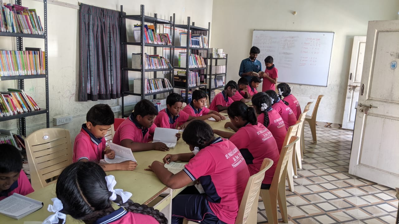 Library reading room